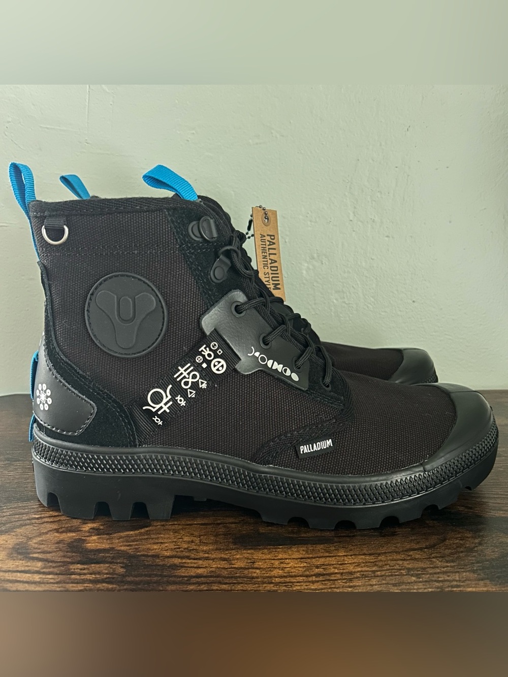Palladium Pampa X Destiny X Witch Queen Boots Black Size Womens 9.5 Mens 8